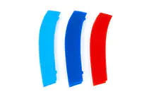 BMW 5 Serie F10/F11 2010–2016 Grille-inserts 2010-2013 (3 stuks) foto 4