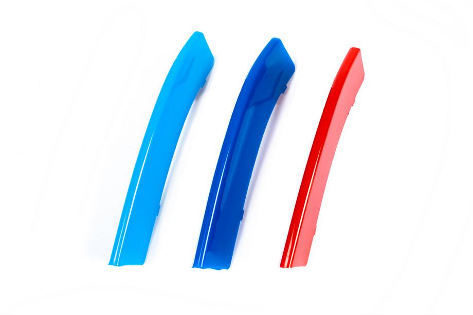 BMW 3 Serie F30/F31 2012–2019 Grillstrips voor 11-spijls grille (3 stuks) Foto 2