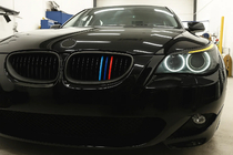 BMW 5 Serie E60/E61 2003–2010 Niergrilles (3 stuks) foto 3