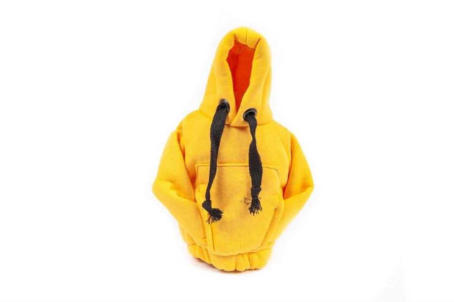 Versnellingspookhoes hoodie (geel, zwart koord) Foto 1