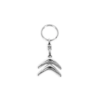 Metalen sleutelhanger met Citroen-logo foto 1