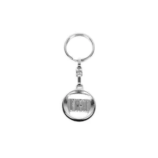 Metalen sleutelhanger met Fiat-logo foto 1