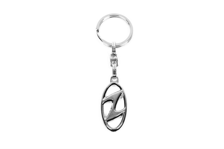 Hyundai Metalen sleutelhanger met Hyundai-logo Image