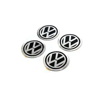 Stickers voor wielnaafkappen 60 mm vw-60-n-bl (4 stuks) foto 1