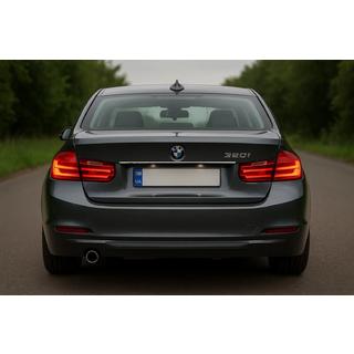 RVS sierstrip boven kentekenplaat BMW 3 Serie F30/F31 2012–2019 foto 1