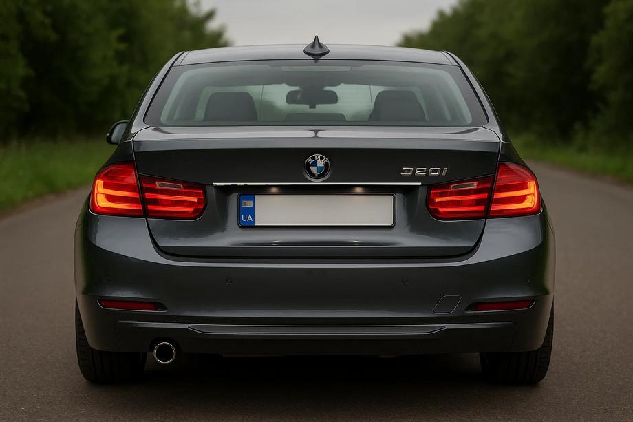 BMW 3 Serie F30/F31 2012–2019 RVS sierstrip boven kentekenplaat Image