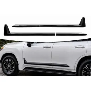 Zwarte deurlijsten F-Sport wit/zwart (set van 4, ABS) Lexus LX 500d/600 2022– foto 1
