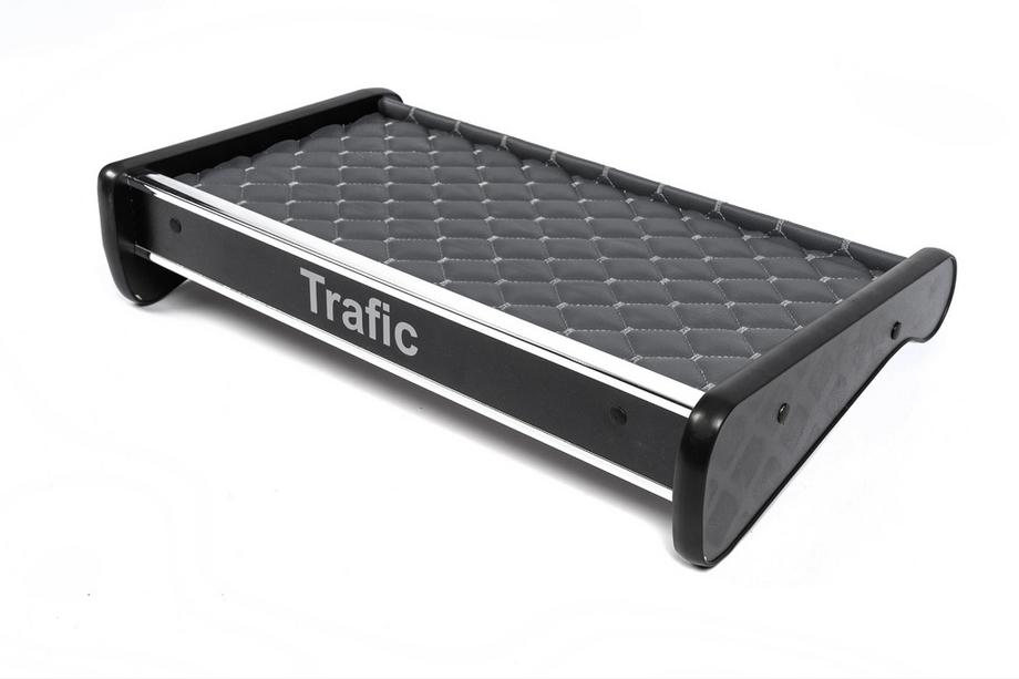 Renault Trafic 2001–2015 Dashboardplank (2001-2010, grijs met grijze stiksels) Image