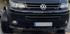 Volkswagen T6 2015–2024 Voorbumper lip spoiler 2019-2021 Orion (ABS) foto 3