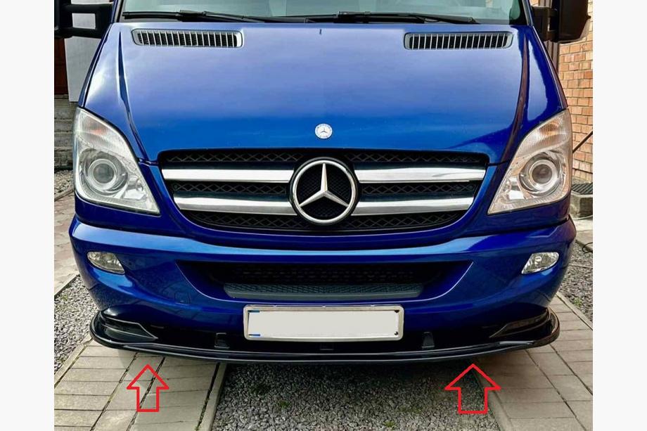 Mercedes Sprinter W906 2006–2018 Frontlip spoiler 2006-2013 (ABS) Foto 2