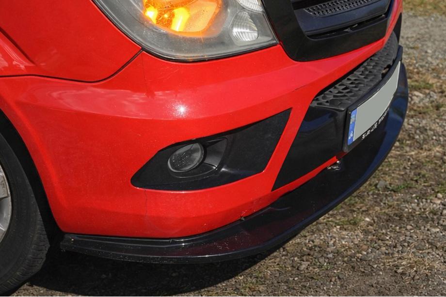 Mercedes Sprinter W906 2006–2018 Voorbumper lip spoiler 2013-2018 (ABS) Foto 2