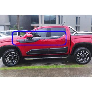 Bovenste deurlijsten (6 stuks, ABS) Volkswagen Amarok 2022– foto 1