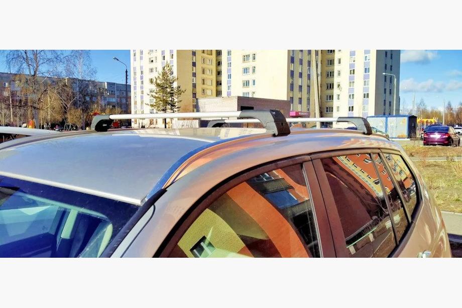 BMW X3 F25 2011–2018 Dwarsdragers voor geïntegreerde dakrails, afsluitbaar Skybar V2 (2 stuks) tot 120 cm, zwart Image