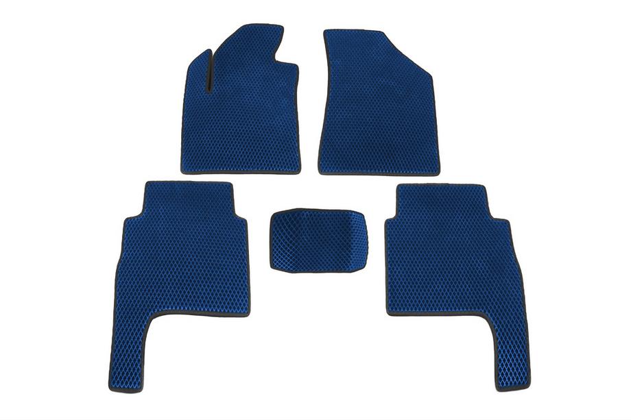 Hyundai Santa Fe 2 2006–2012 EVA automatten (blauw) 2006-2010 Image