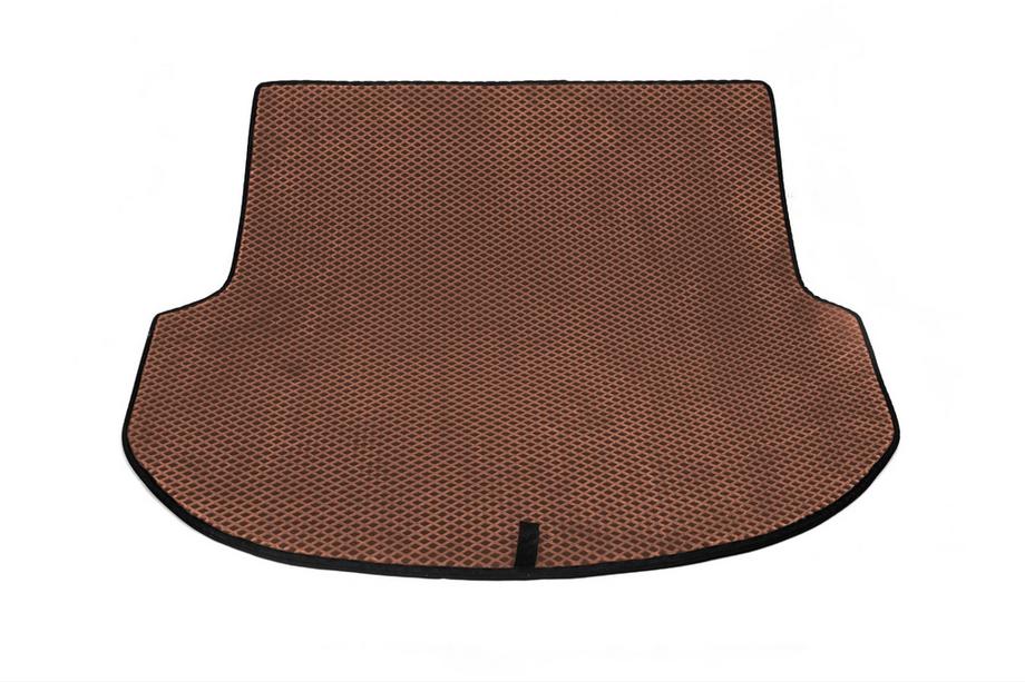 Hyundai Santa Fe 3 2012–2018 Kofferbakmat (EVA, bruin) (5 zitplaatsen) Image