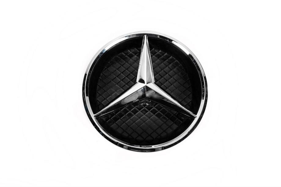 Mercedes GLE/ML-klasse W166 2011–2018 Voorste embleem met behuizing (21 cm) Foto 1