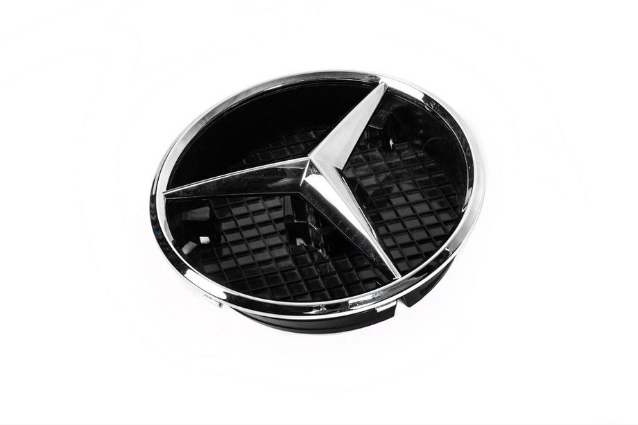 Mercedes GLE/ML-klasse W166 2011–2018 Voorste embleem met behuizing (21 cm) Foto 2