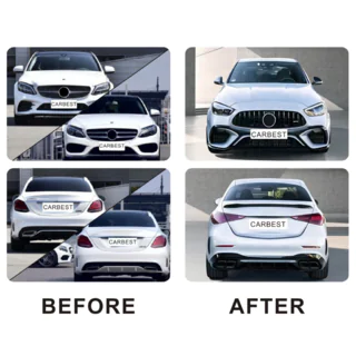 W206 AMG restylingkit Mercedes C-klasse W205 2014–2021 foto 2