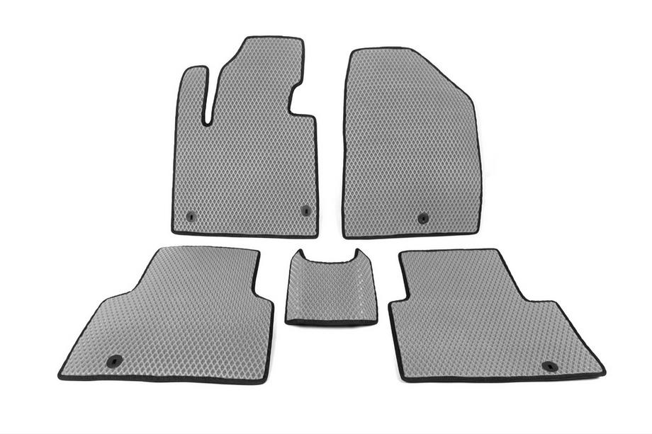 Hyundai Santa Fe 3 2012–2018 EVA automatten voor 5 zitplaatsen (grijs) Image