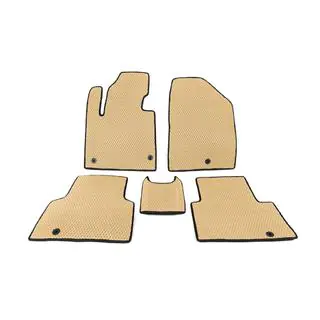 Automatten voor 5 zitplaatsen (EVA, beige) Hyundai Santa Fe 3 2012–2018 foto 1