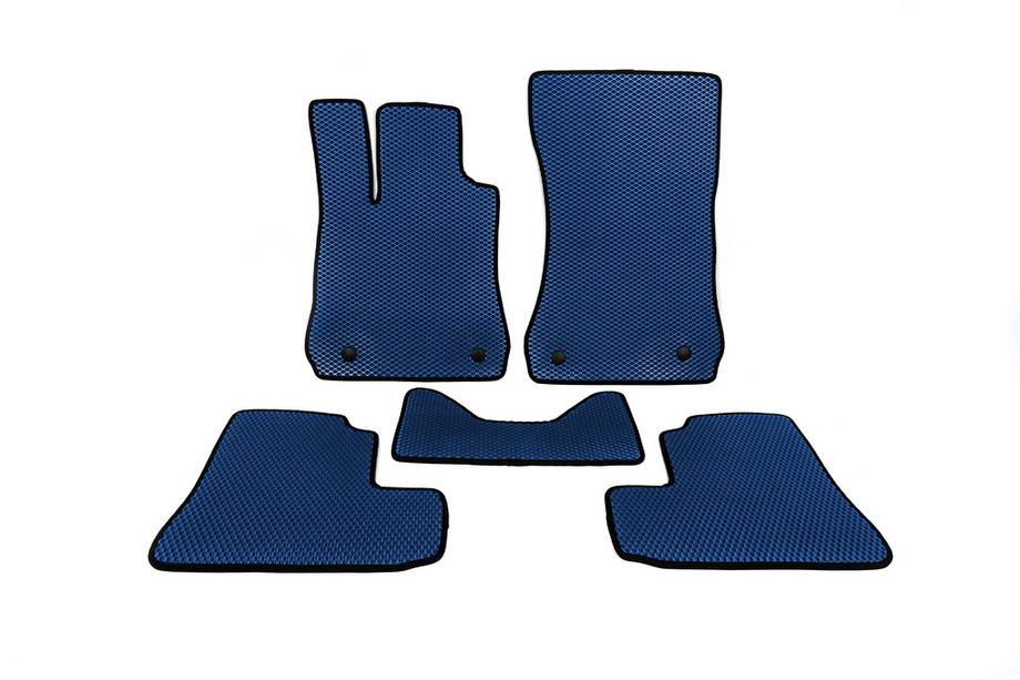 Mercedes S-class W221 2005–2013 EVA automatten (Long, blauw) Image
