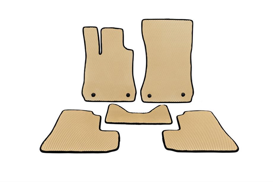 Mercedes S-class W221 2005–2013 EVA vloermatten (Short, beige) Image