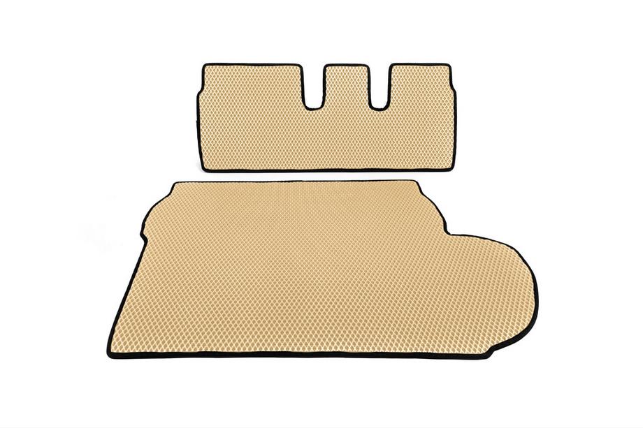 Mitsubishi Outlander 2006–2012 Kofferbakmat (EVA, beige) 7-zits Image