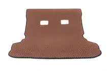 Mitsubishi Pajero Wagon IV 2006–2021 Kofferbakmat (EVA, bruin) foto 1