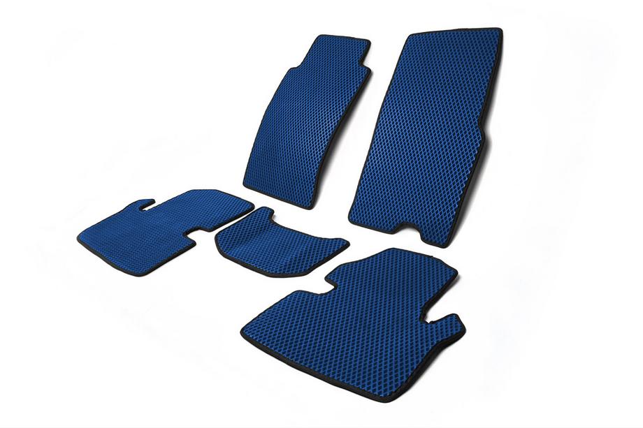 Nissan Patrol Y60 1988–1997 EVA automatten (Blauw) Lang, 5-delig (voor en achter) Foto 2