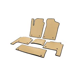 Interieurmatten 3 rijen (EVA, beige) Nissan Patrol Y62 2010–2024 foto 2