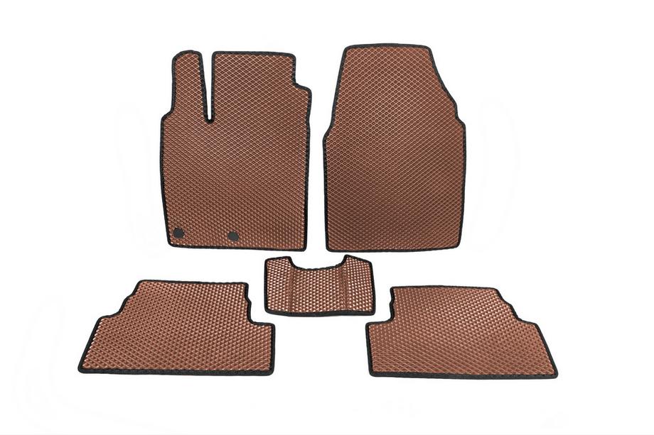 Nissan Qashqai 2010–2014 Vloermatten (EVA, bruin) Image