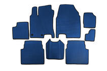 Nissan Qashqai 2007–2010 Automatten voor +2 (3 rijen, EVA, blauw) foto 1