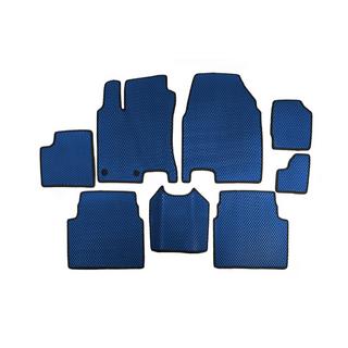 Automatten voor +2 (3 rijen, EVA, blauw) Nissan Qashqai 2007–2010 foto 1