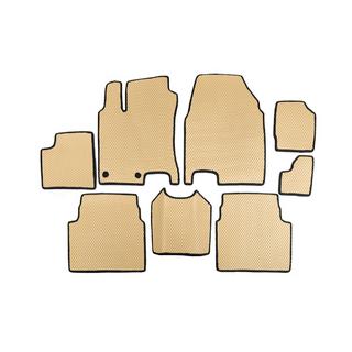 EVA interieumatten voor +2 (3 rijen, beige) Nissan Qashqai 2007–2010 foto 1