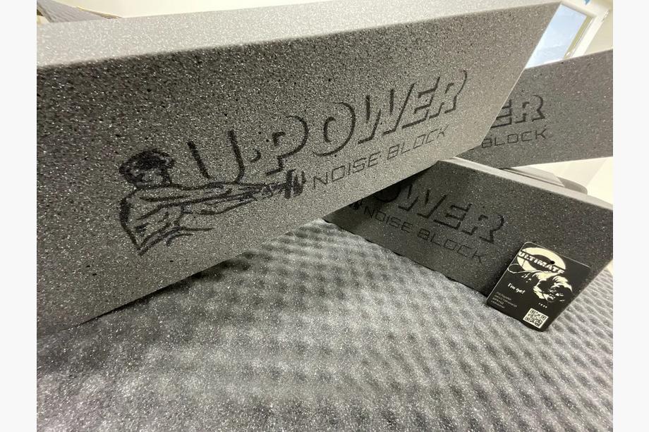 U-POWER NOISE BLOCK akoestisch polyurethaanschuim blok 500 × 100 × 150 mm Foto 1