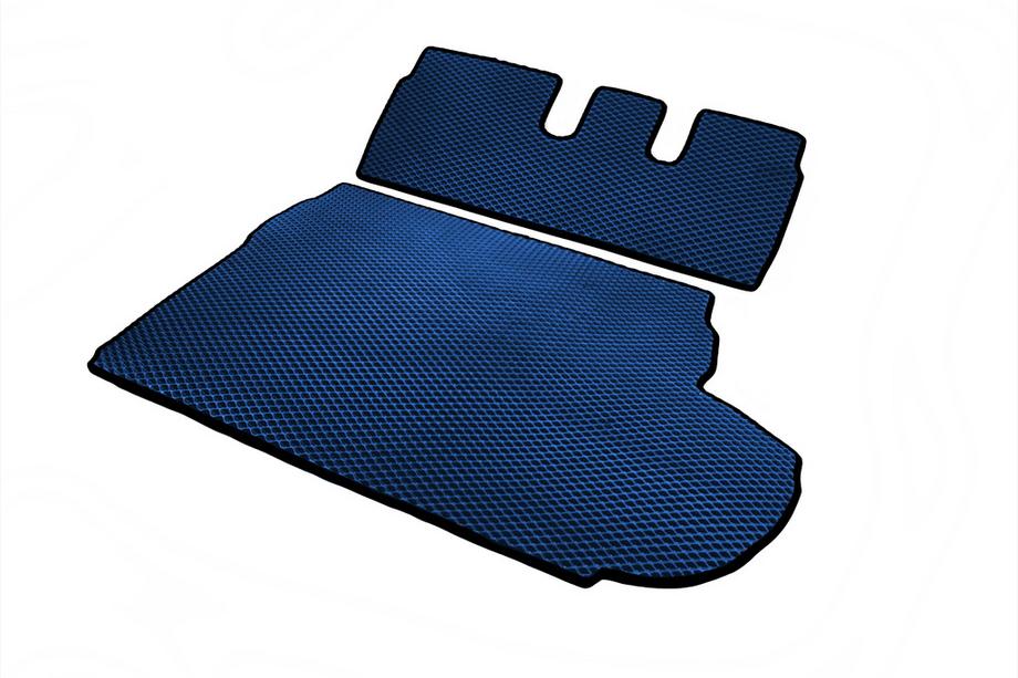 Peugeot 4007 2007–2013 Kofferbakmat (EVA, blauw) 7-zits Foto 4