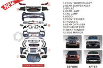 Mercedes GL-klasse X164 2006–2012 Restylingkit voor GLS X167 in Maybach-stijl foto 2