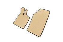 Smart 2007–2014 EVA automatten voor Fortwo (Beige) foto 2