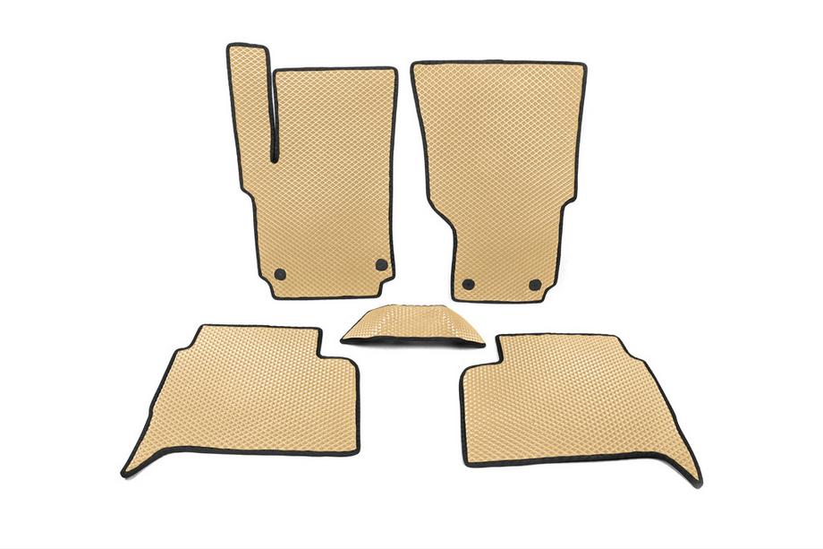 Volkswagen Amarok 2010–2022 EVA automatten (Beige) Image