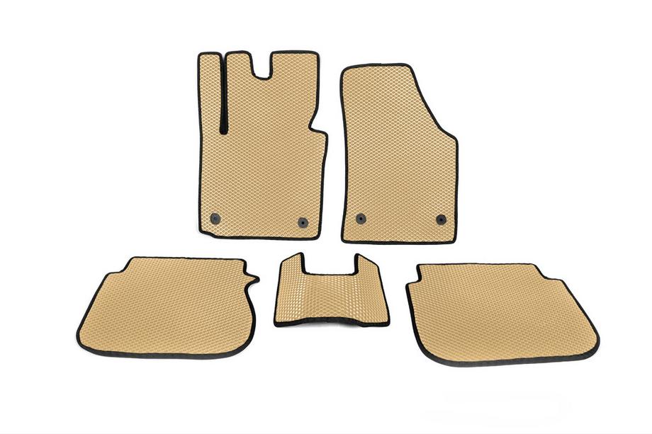 Volkswagen Caddy 2004–2010 EVA automatten (Beige) Image