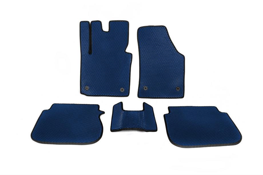Volkswagen Caddy 2010–2015 EVA automatten (Blauw) 2 stuks, voor Foto 5
