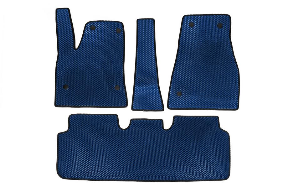 Tesla Model S 2012– EVA automatten (2012-2021, Blauw) Image