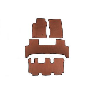 EVA automatten voor interieur (3 rijen, bruin) Toyota Land Cruiser Prado 120 2002–2009 foto 1