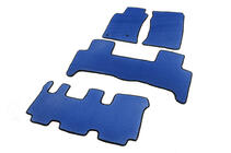 Toyota Land Cruiser Prado 120 2002–2009 EVA automatten (3 rijen, blauw) foto 2