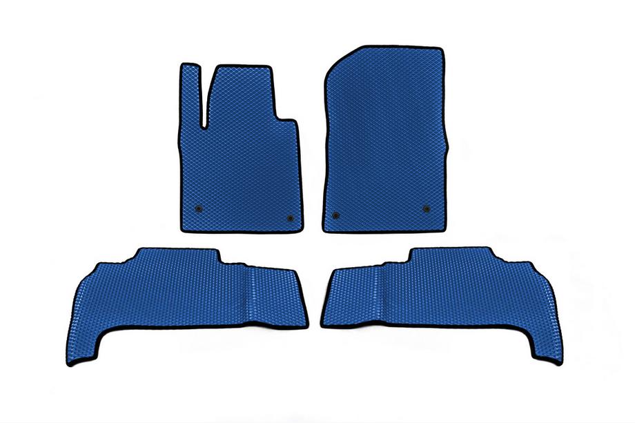 Lexus LX570/450d 2008–2022 Polyurethaan automatten (2008-2012, EVA, Blauw) Image