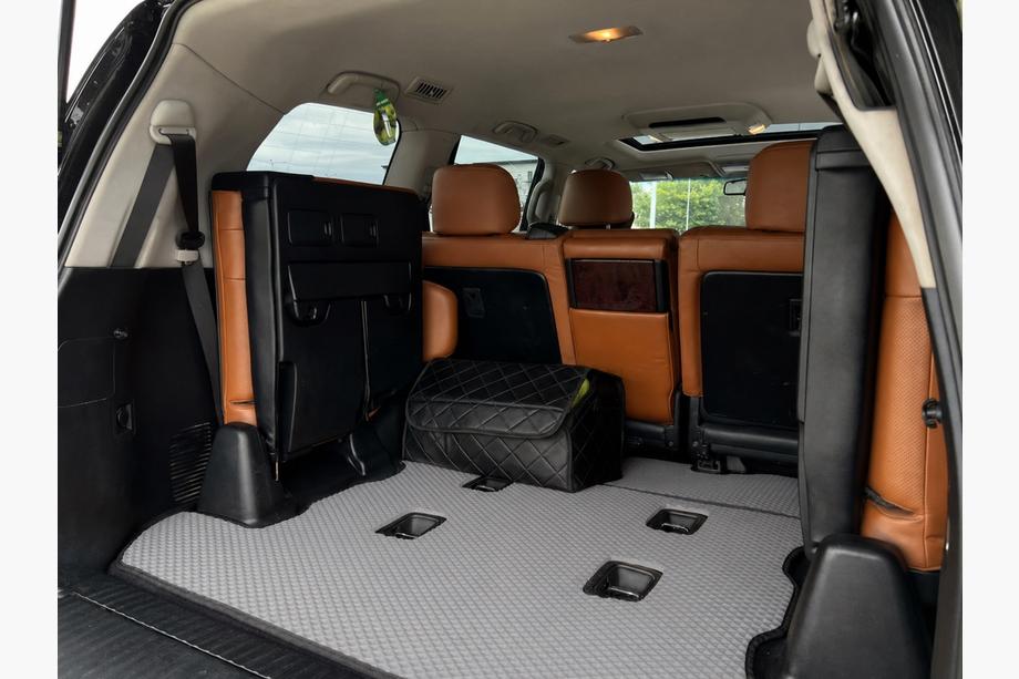 Toyota Land Cruiser 200 2007–2021 Kofferbakmat 2 stuks (EVA, 7-zits, grijs) Foto 1