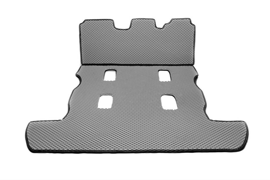 Toyota Land Cruiser 200 2007–2021 Kofferbakmat 2 stuks (EVA, 7-zits, grijs) Foto 2