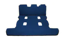 Toyota Land Cruiser 200 2007–2021 Kofferbakmat 2 stuks (EVA, 7-zits, blauw) foto 1