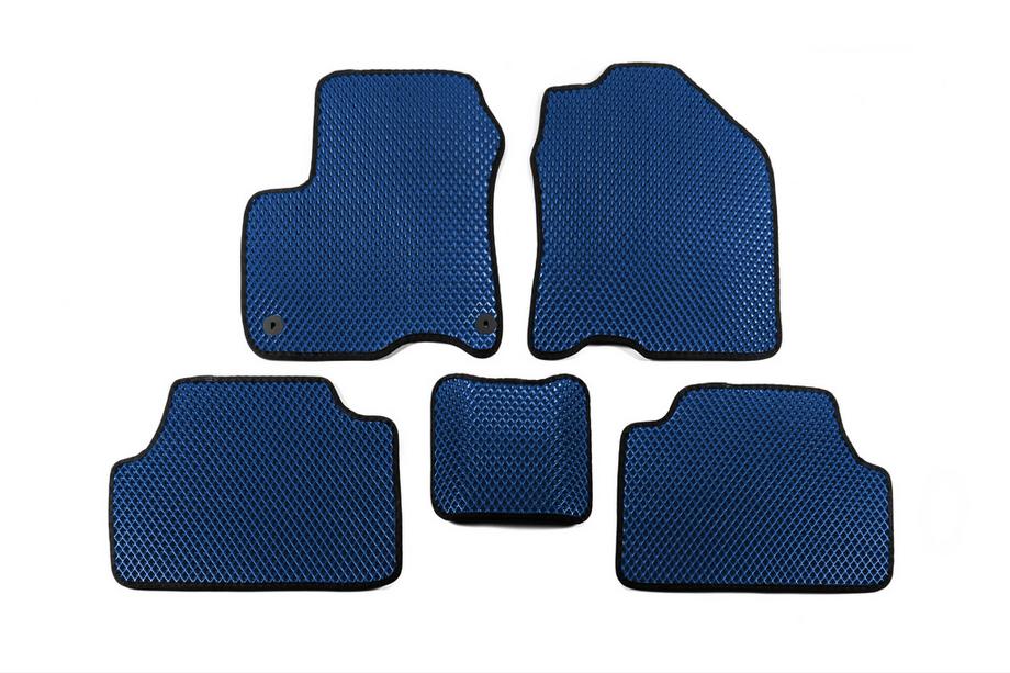Hyundai Kona 2017–2023 EVA automatten V1 (Electric, blauw) Image