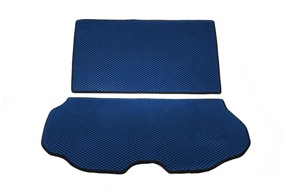 Volvo XC70 2007–2013 Kofferruimtemat 2-delig (EVA, blauw) Image
